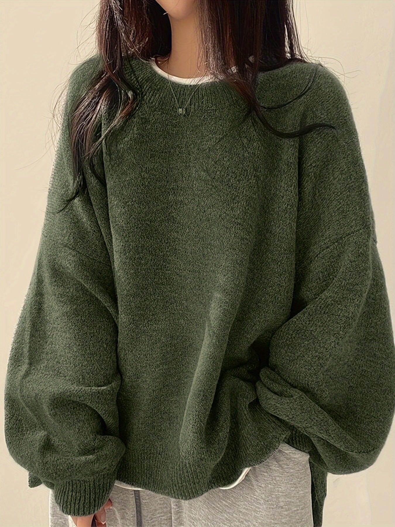 Pull chaud femme oversize cocooning