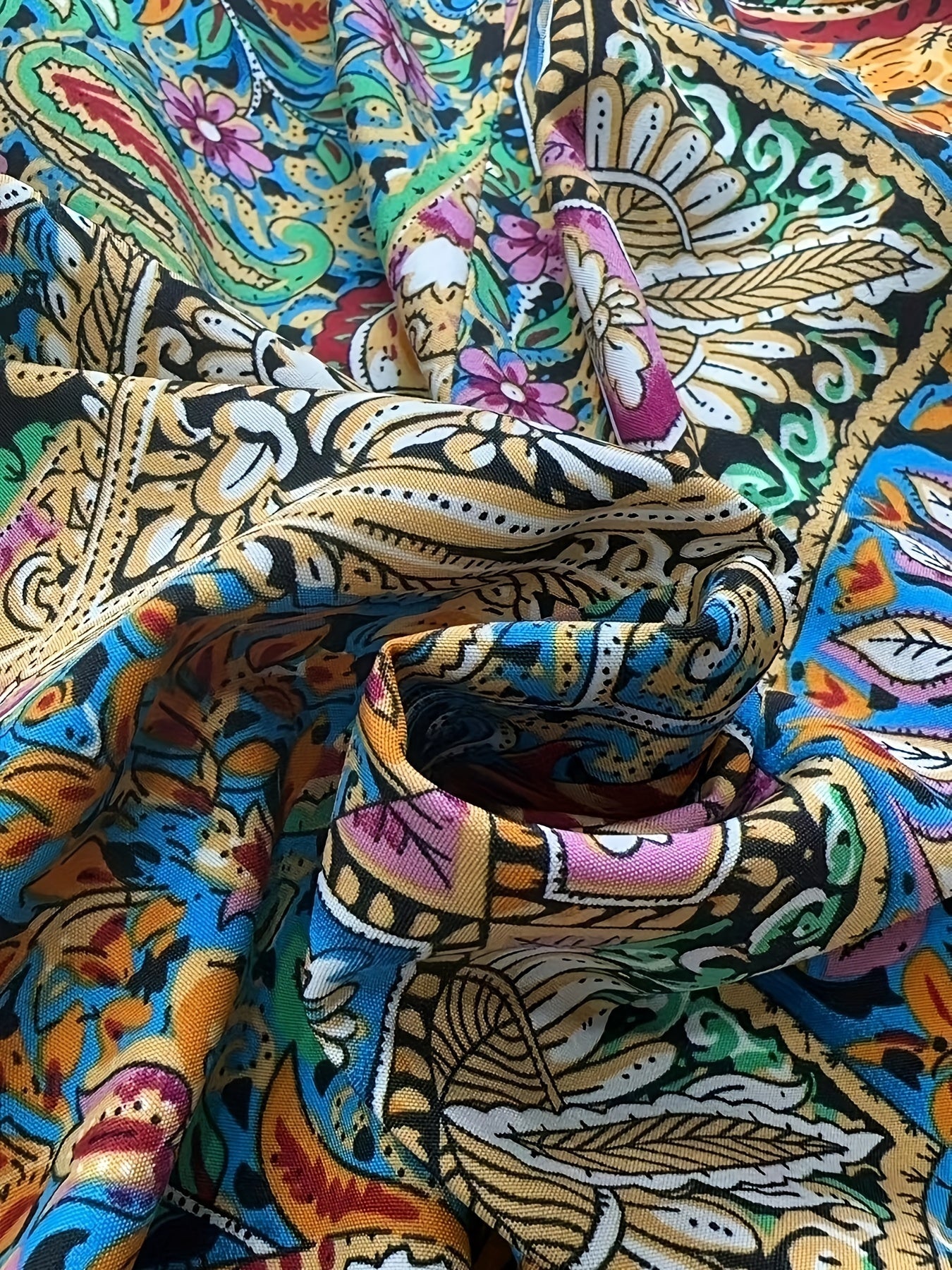 Robe longue bohème fluide femme – imprimé patchwork d’été