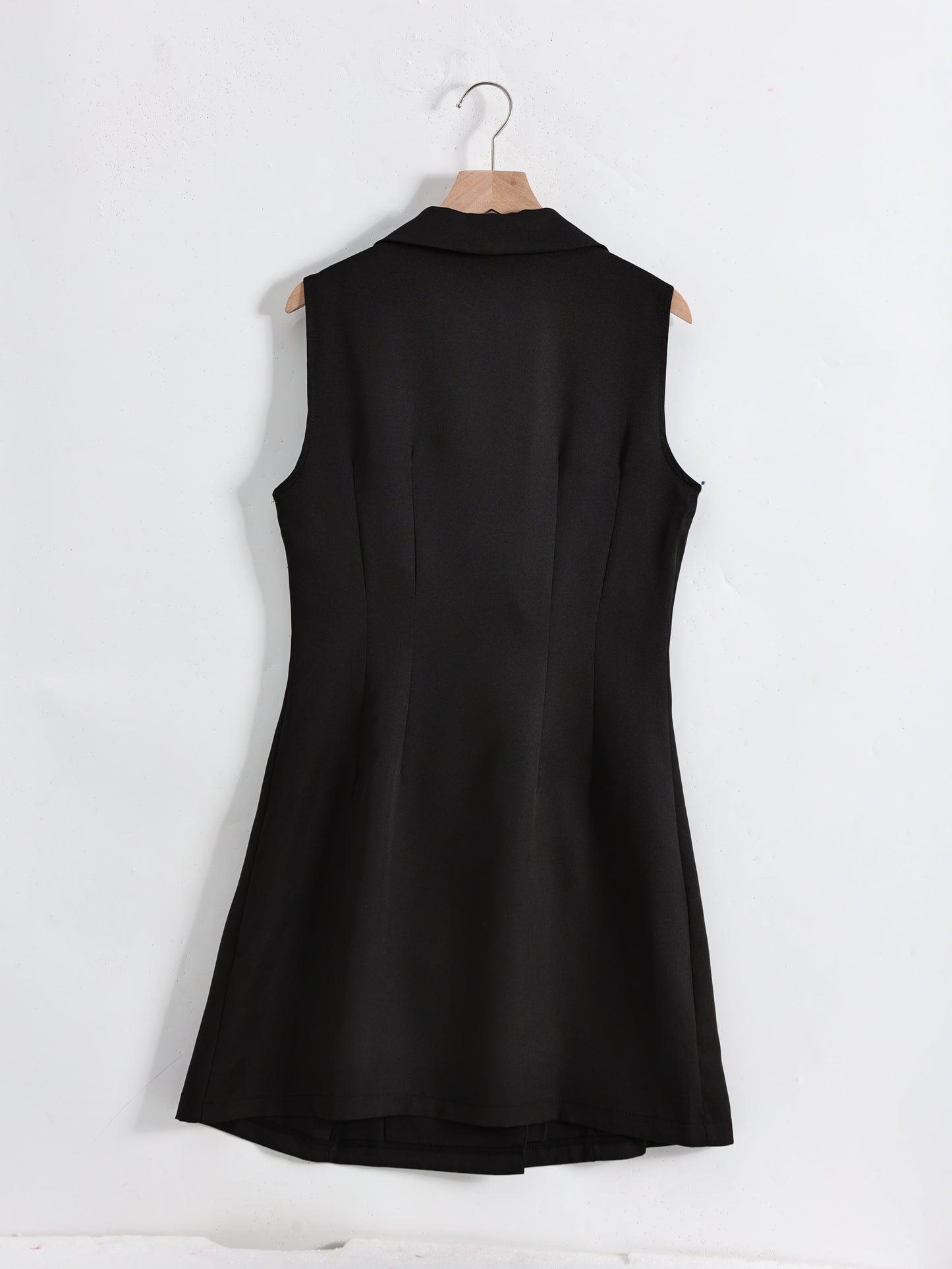 Robe blazer sans manches femme coupe droite élégante
