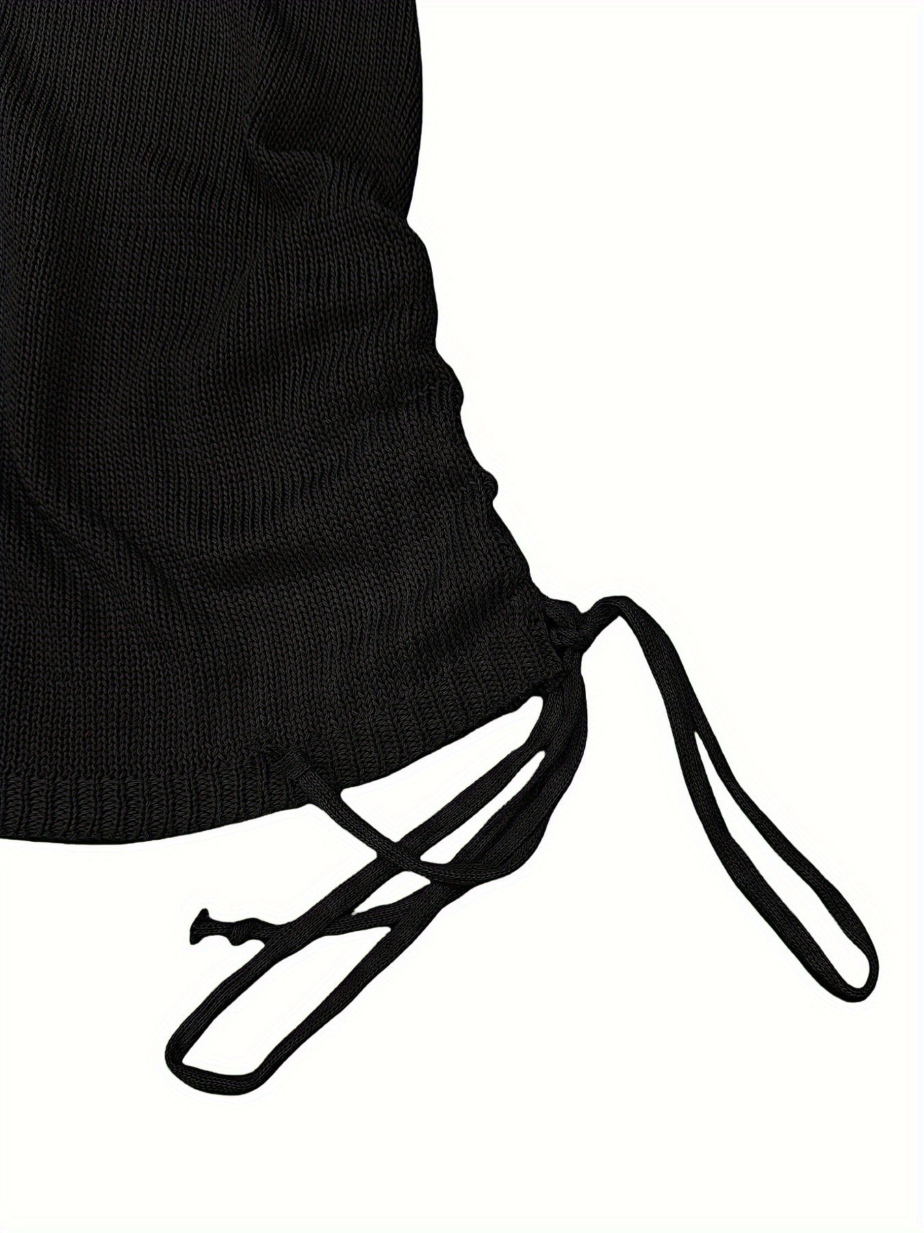 Robe pull côtelée femme à fronces