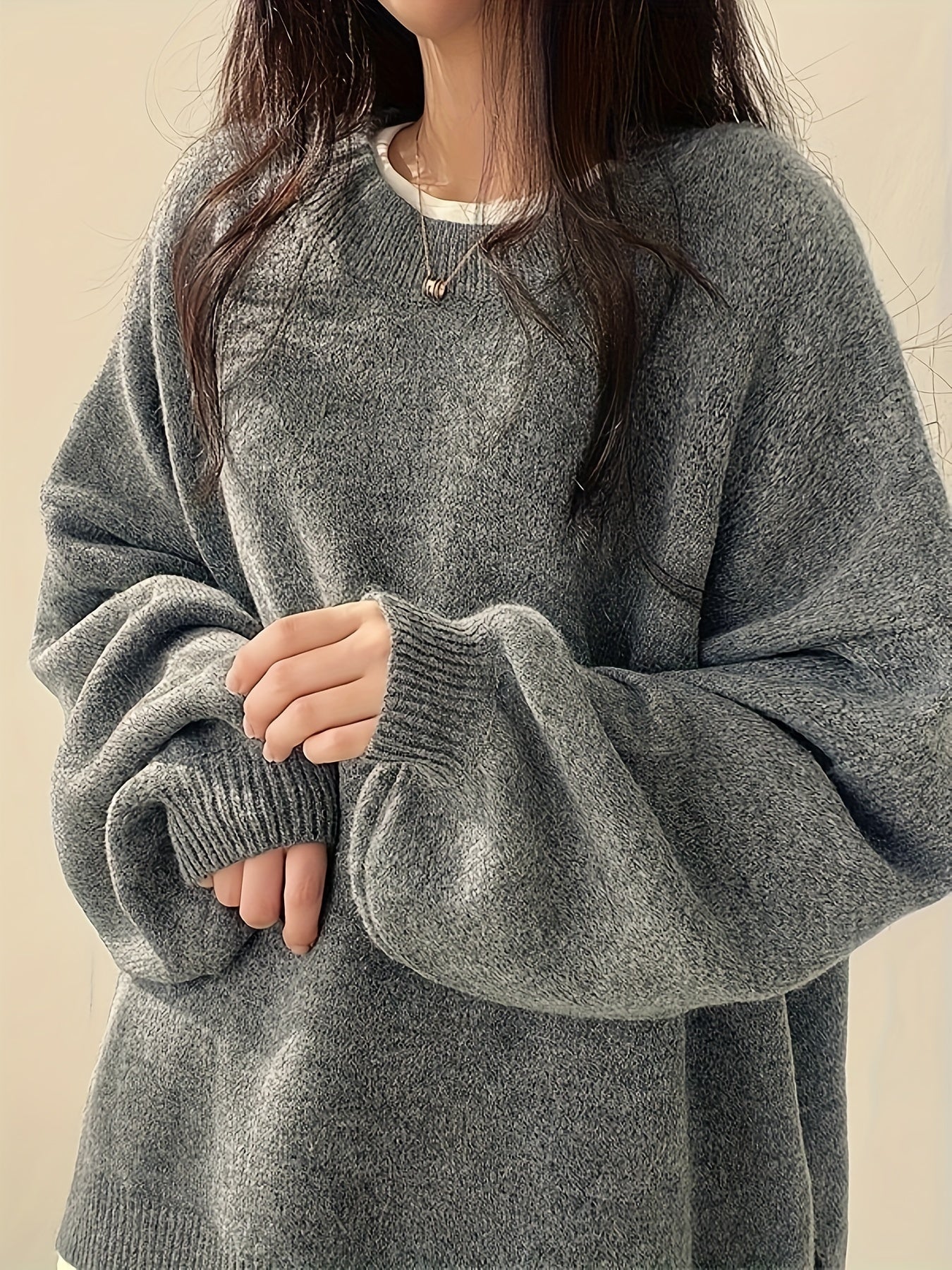 Pull chaud femme oversize cocooning