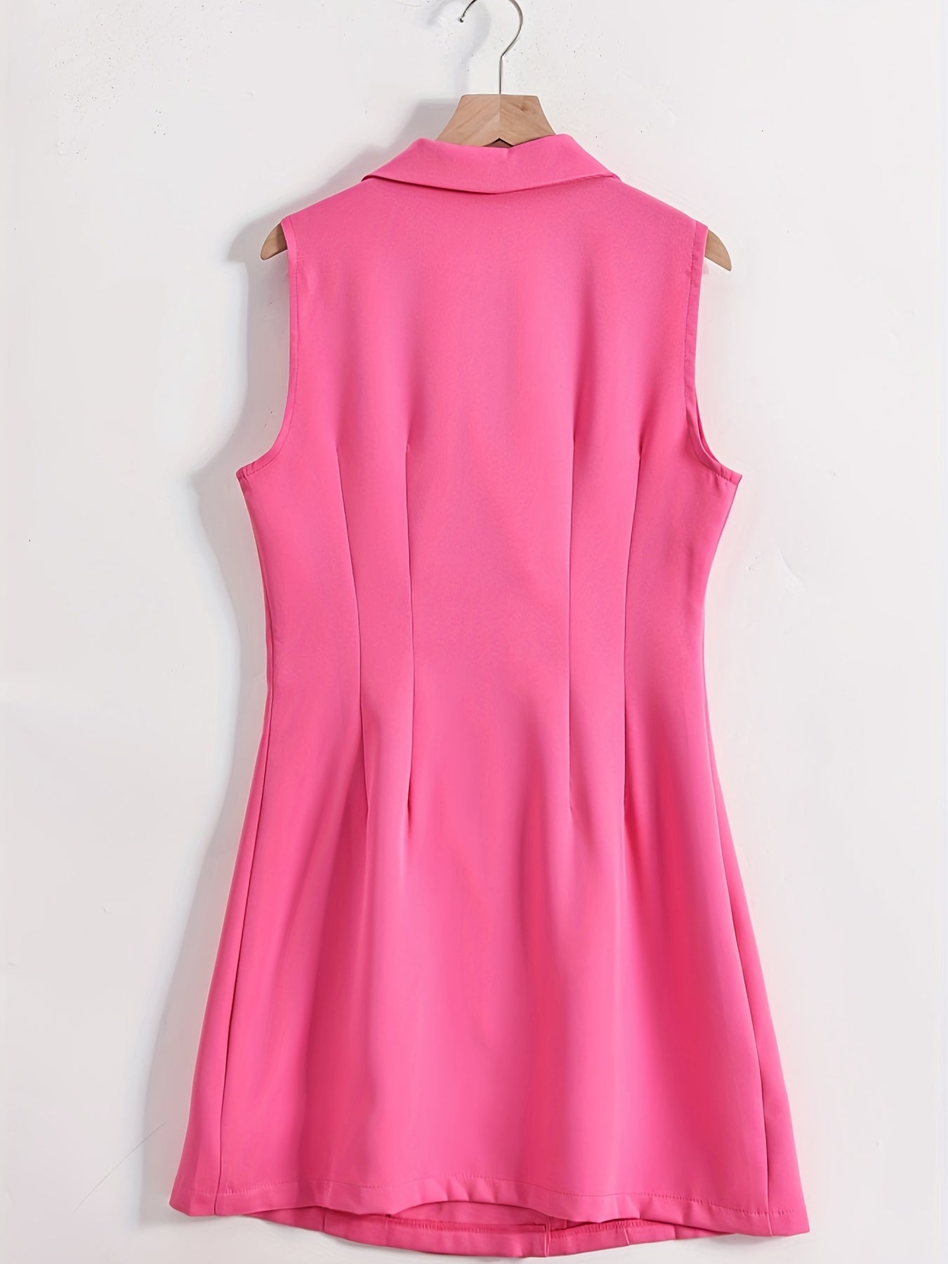 Robe blazer sans manches femme coupe droite élégante