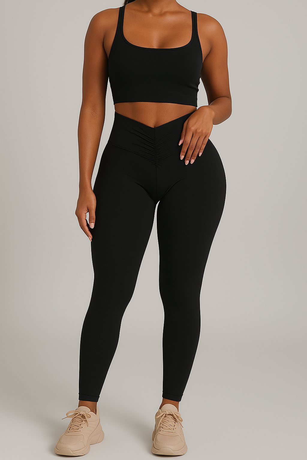 Legging push up taille haute effet galbant