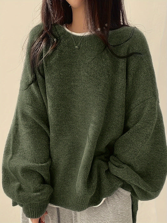 Pull chaud femme oversize cocooning