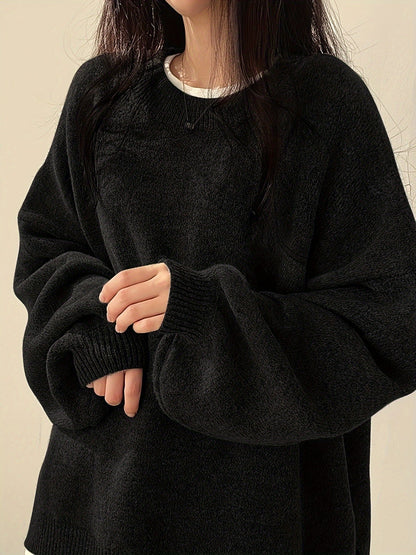 Pull chaud femme oversize cocooning