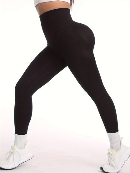 Legging push up sculptant femme taille haute sans couture