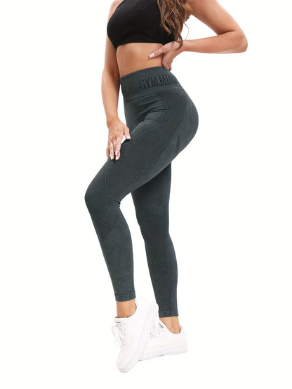 Legging de sport sculptant anti-cellulite en suédine stretch