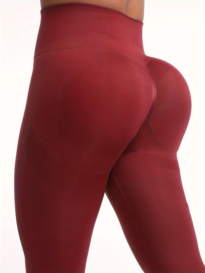 Legging push up sculptant femme taille haute sans couture