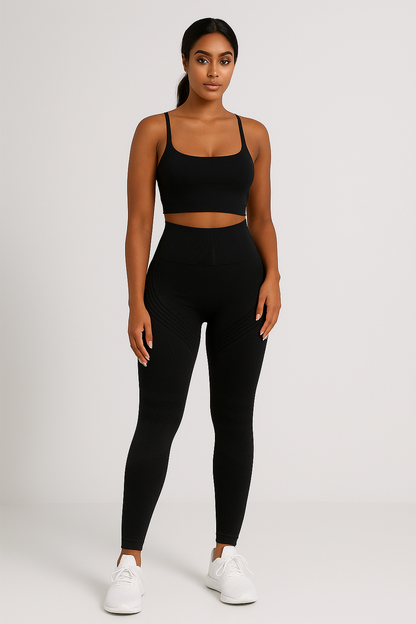 Legging de sport push-up anti-cellulite taille haute – Sculptant & confortable