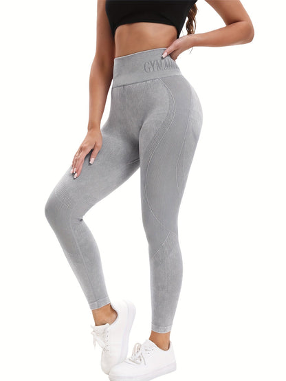 Legging de sport sculptant anti-cellulite en suédine stretch