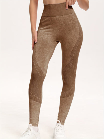 Legging de sport sculptant anti-cellulite en suédine stretch