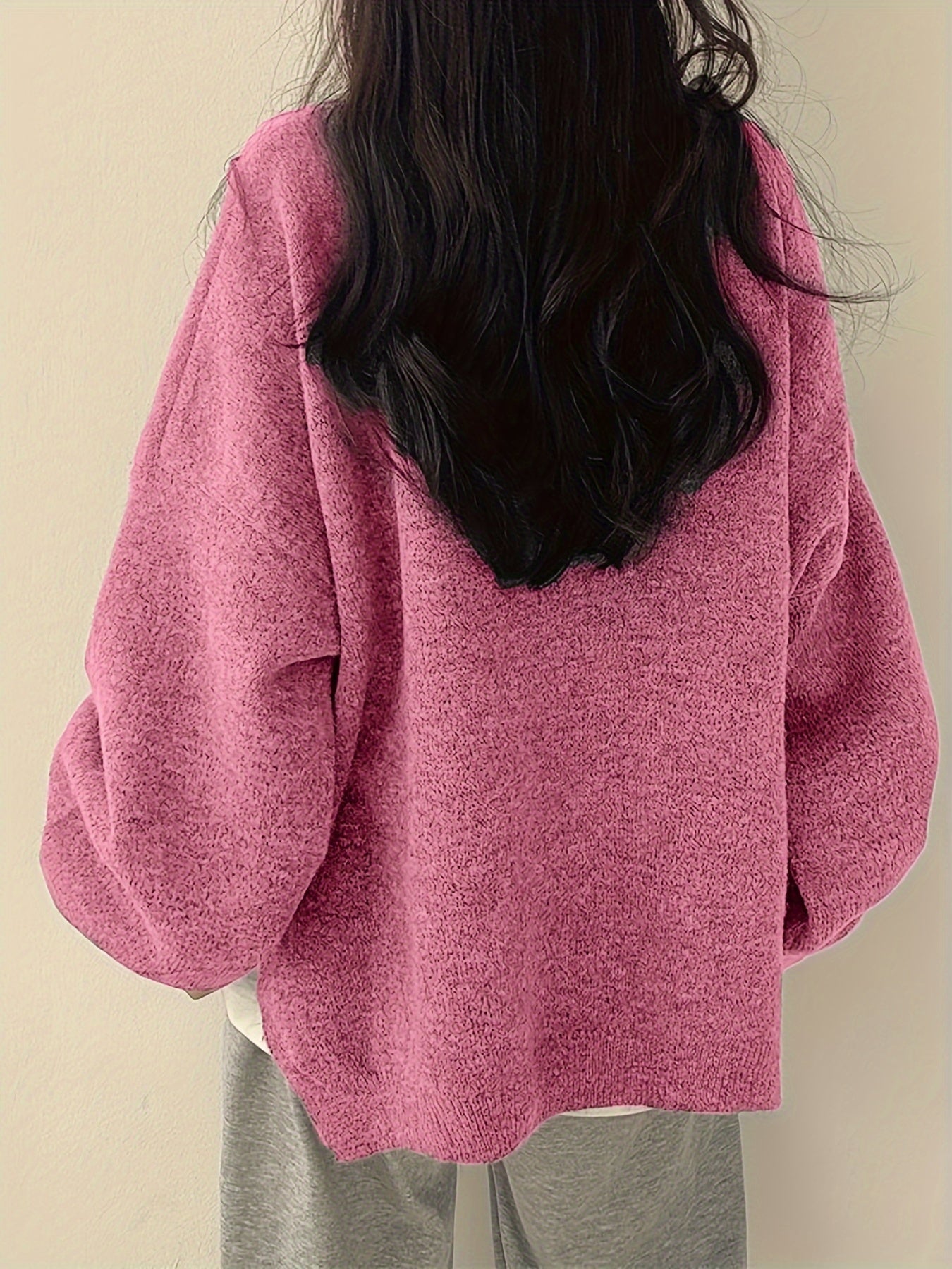 Pull chaud femme oversize cocooning