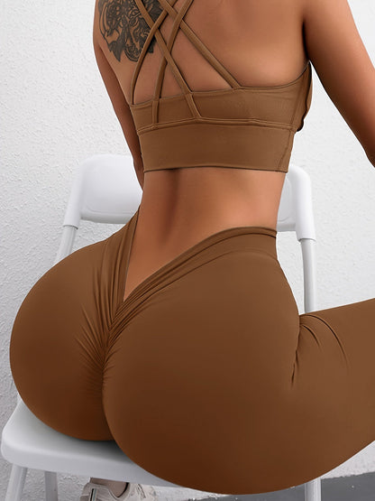 Legging push up taille haute effet galbant