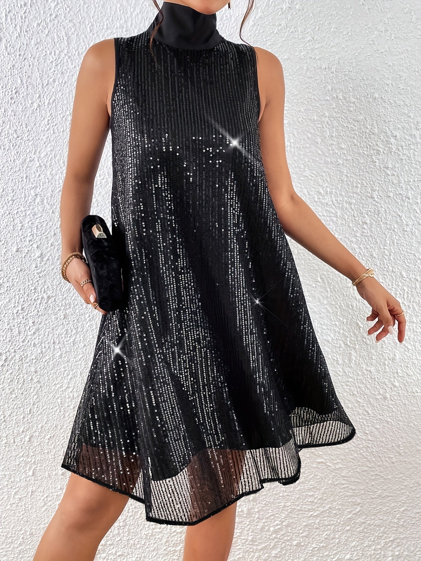 Robe paillette à sequins femme