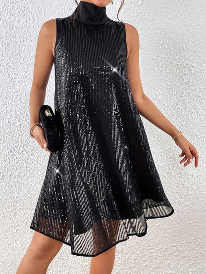 Robe paillette à sequins femme