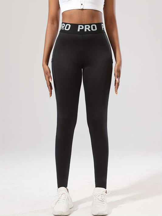 Legging de sport femme taille haute PRO avec poche latérale
