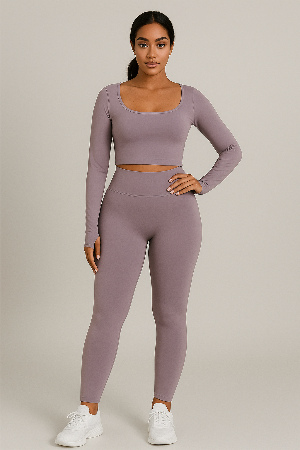 Legging push up femme taille haute effet seconde peau