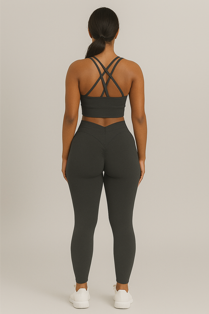 Legging push up taille haute effet galbant