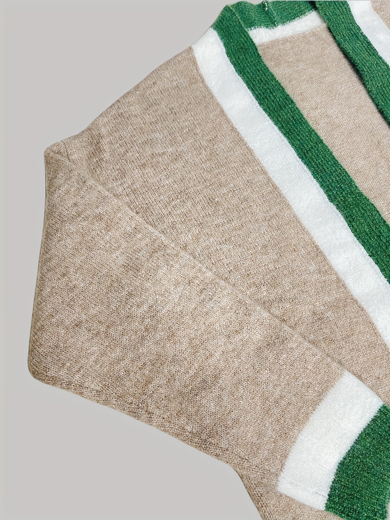 Gilet long chaud femme maille épaisse avec poches