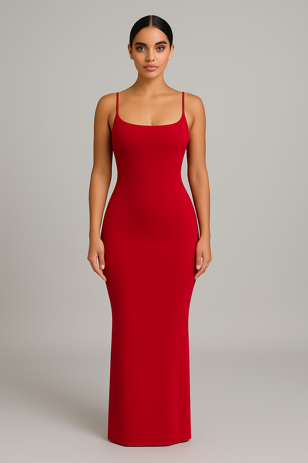 Robe Cami Moulante Élégante Sans Manches