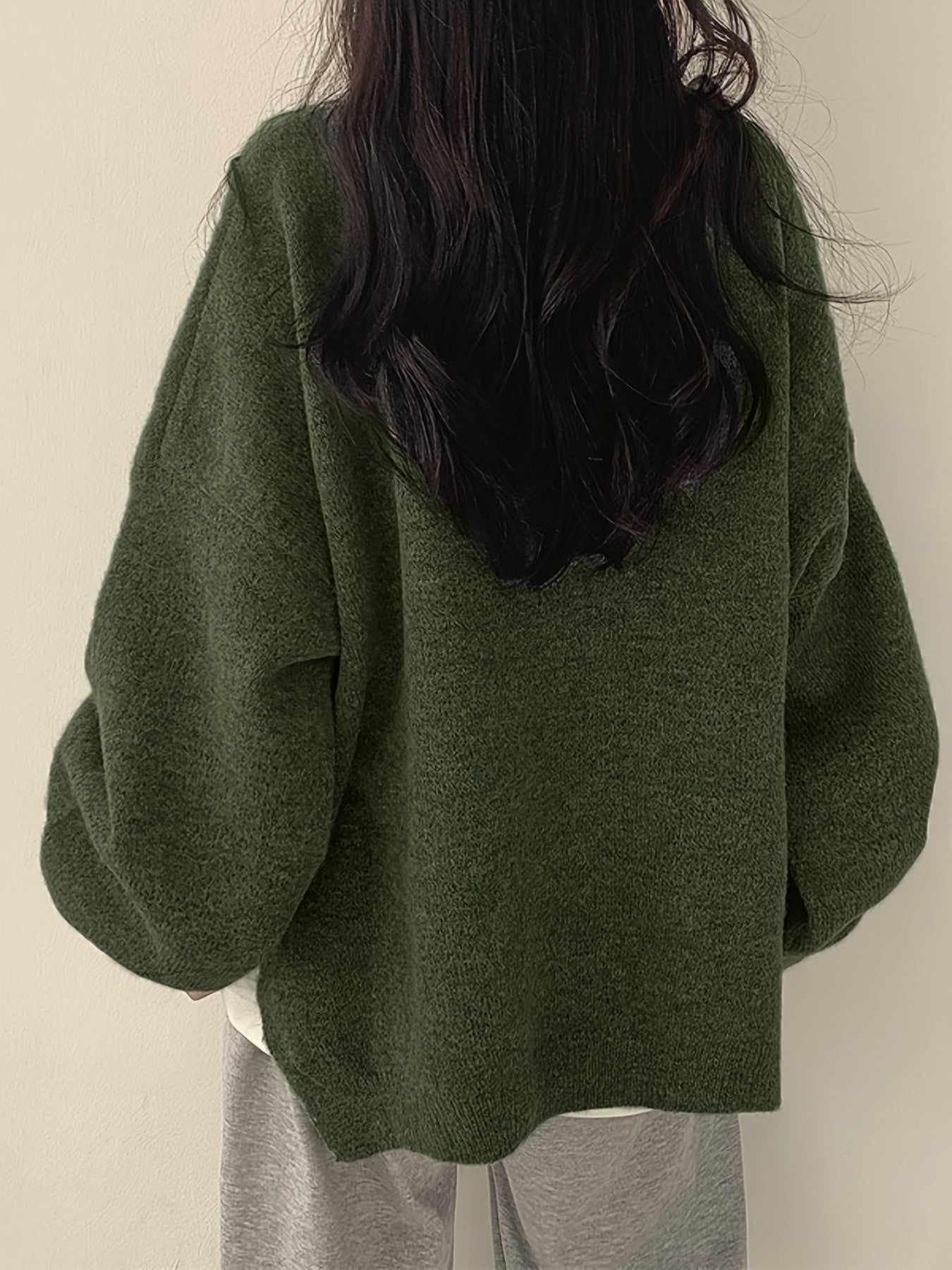Pull chaud femme oversize cocooning