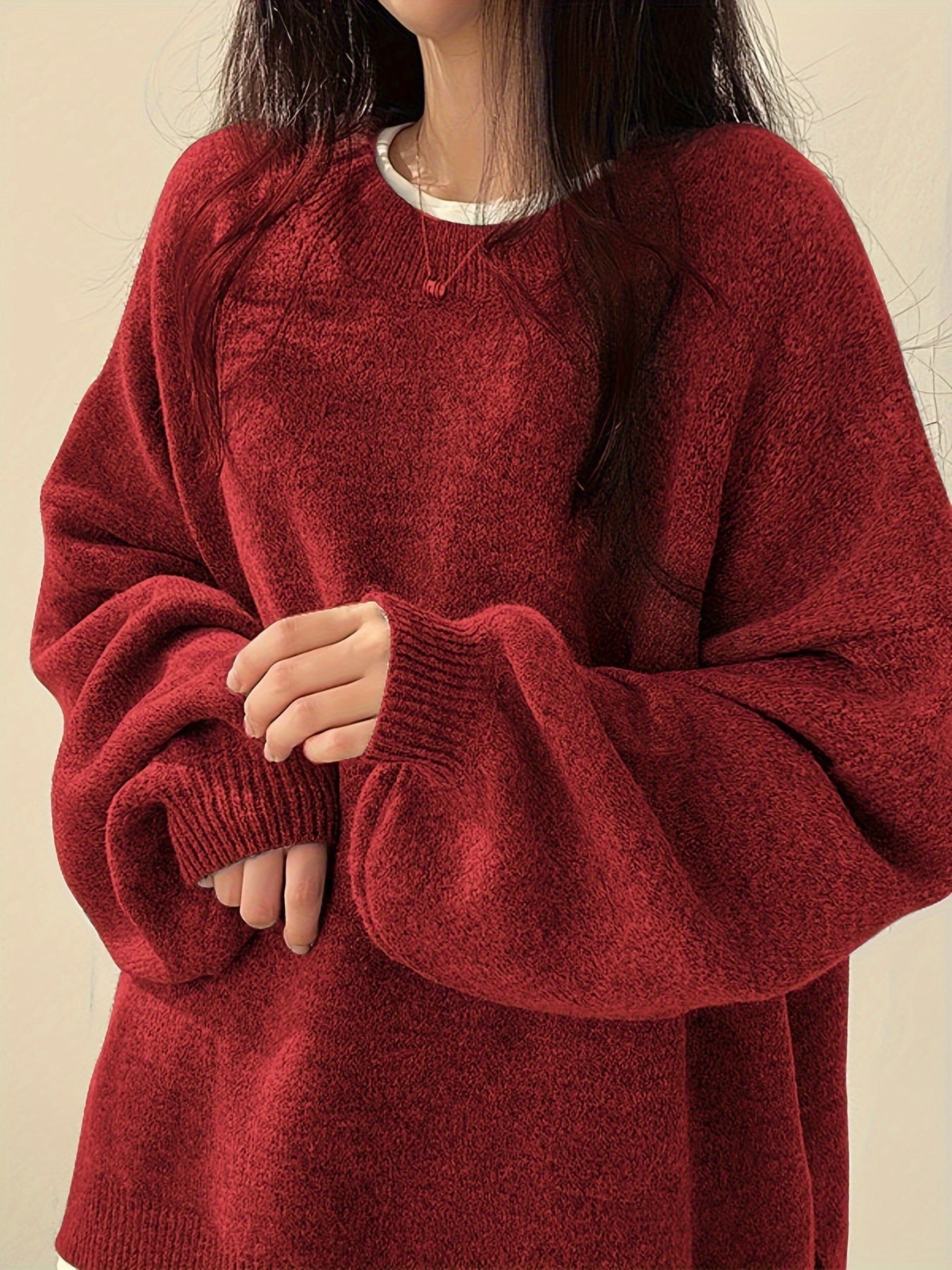 Pull chaud femme oversize cocooning