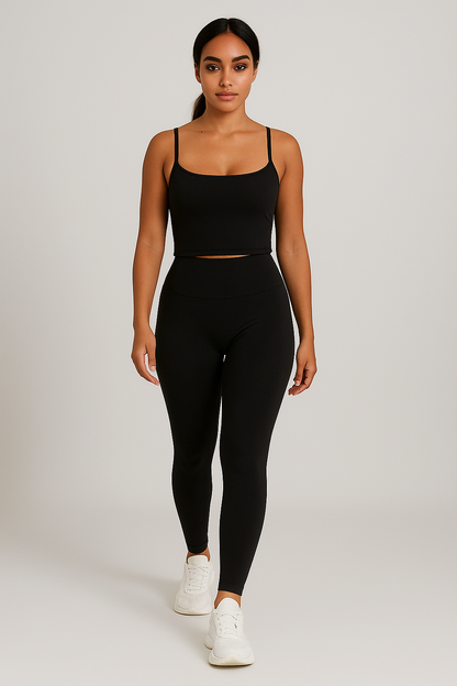 Legging push up femme taille haute effet seconde peau