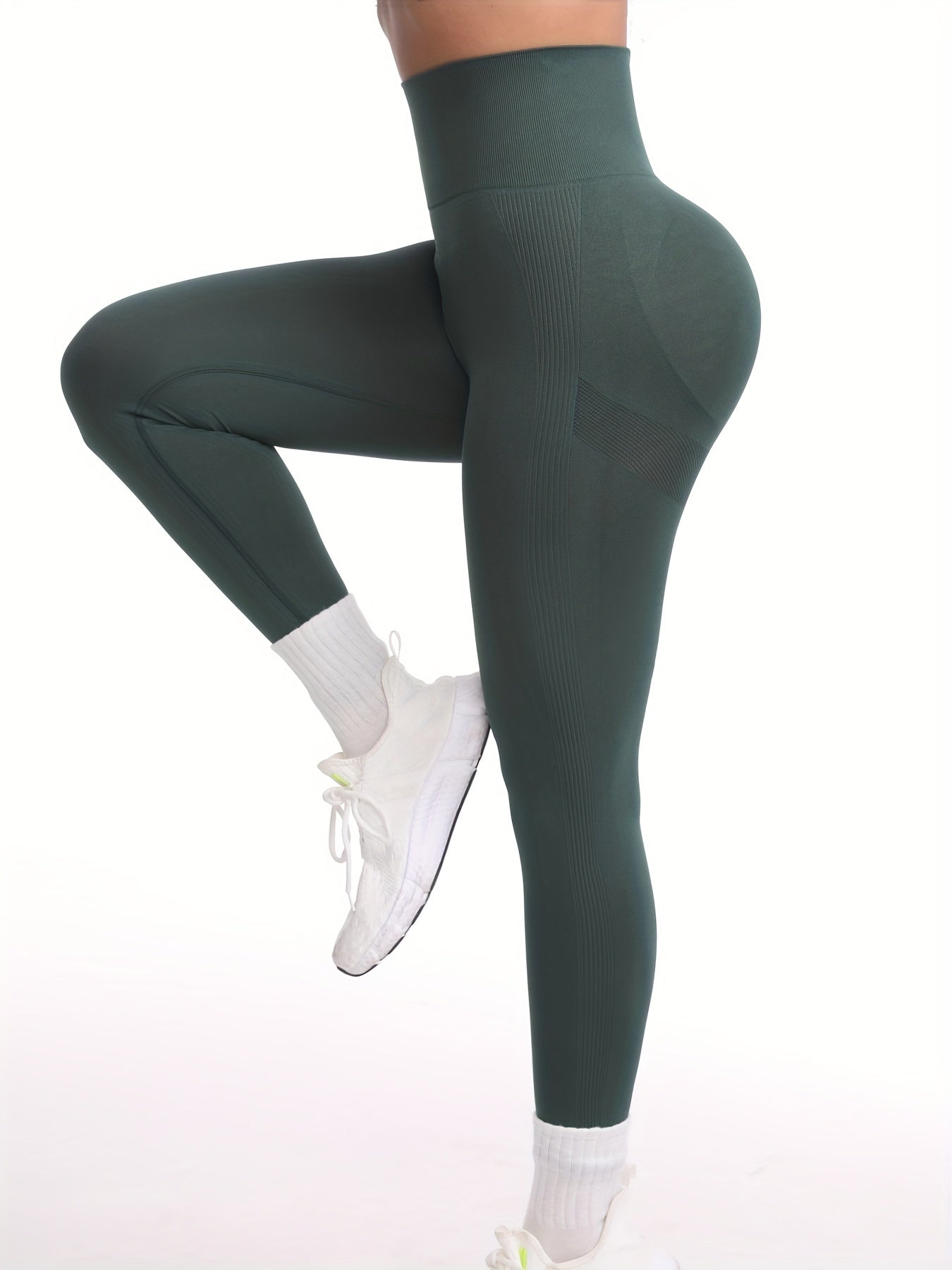 Legging push up sculptant femme taille haute sans couture