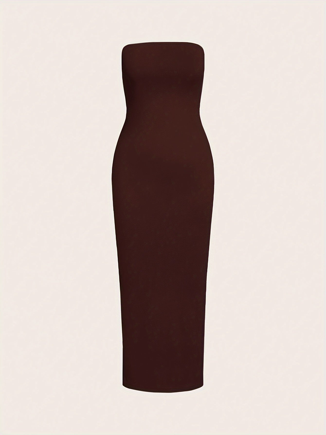 Robe bustier moulante midi femme