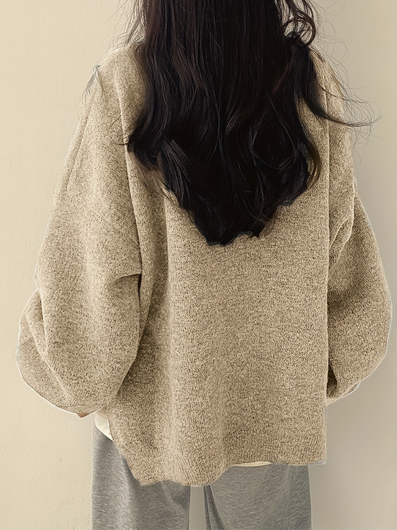 Pull chaud femme oversize cocooning