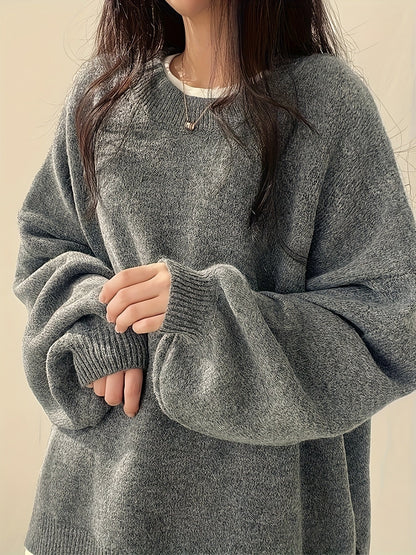 Pull chaud femme oversize cocooning