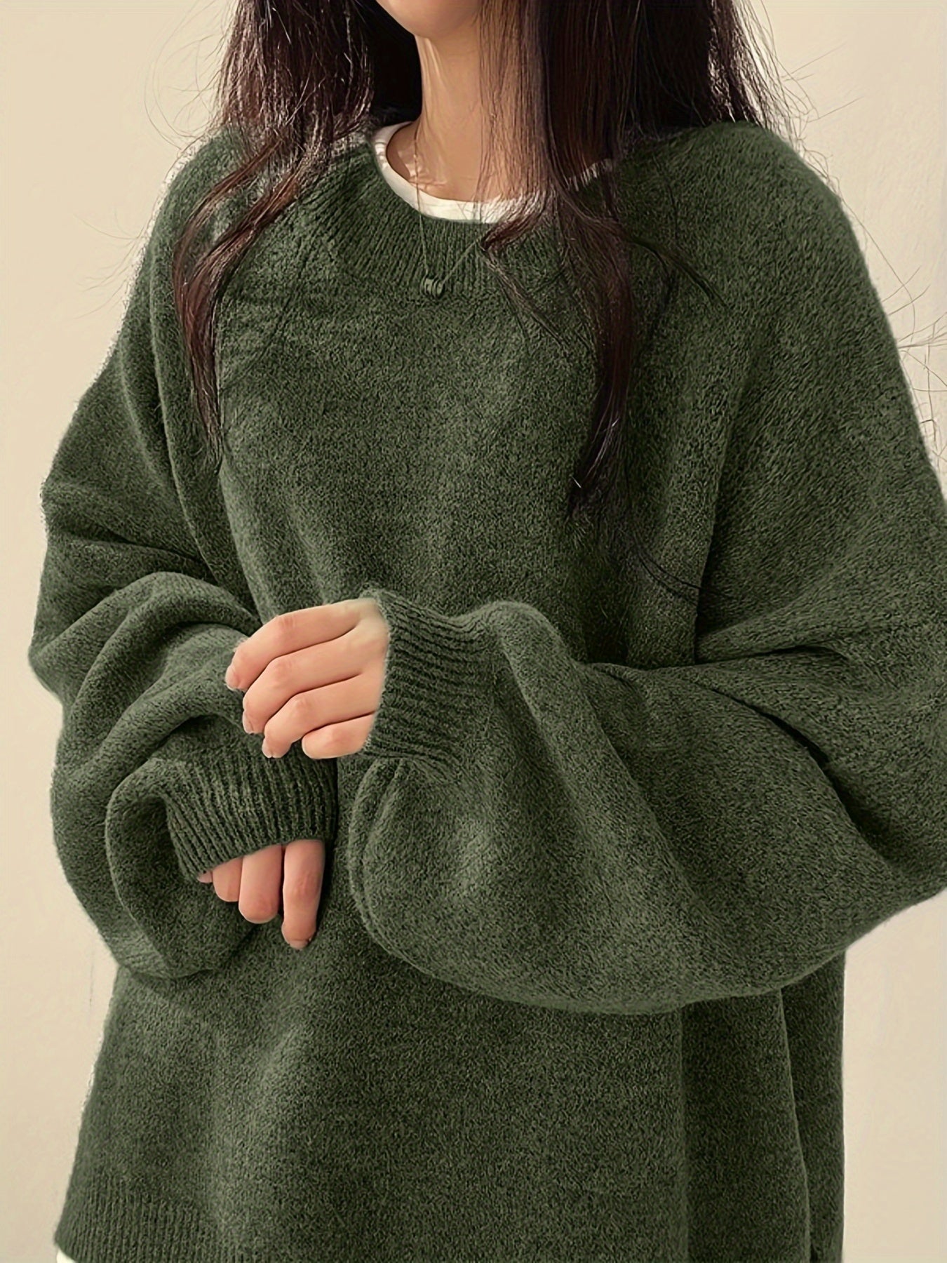 Pull chaud femme oversize cocooning