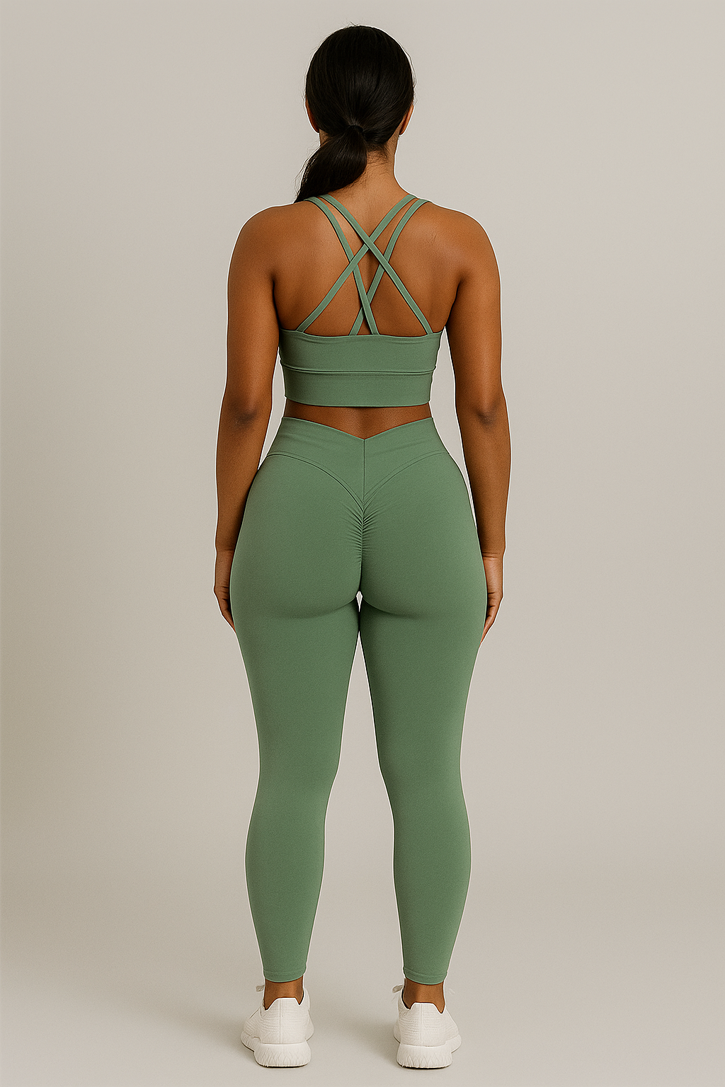 Legging push up taille haute effet galbant