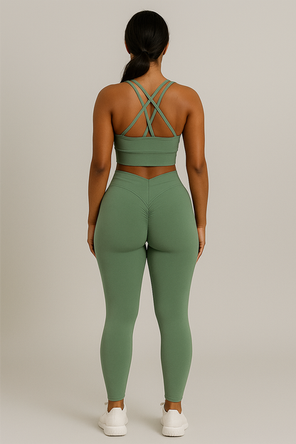 Legging push up taille haute effet galbant