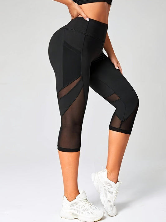 Legging sport femme taille haute gainant respirant