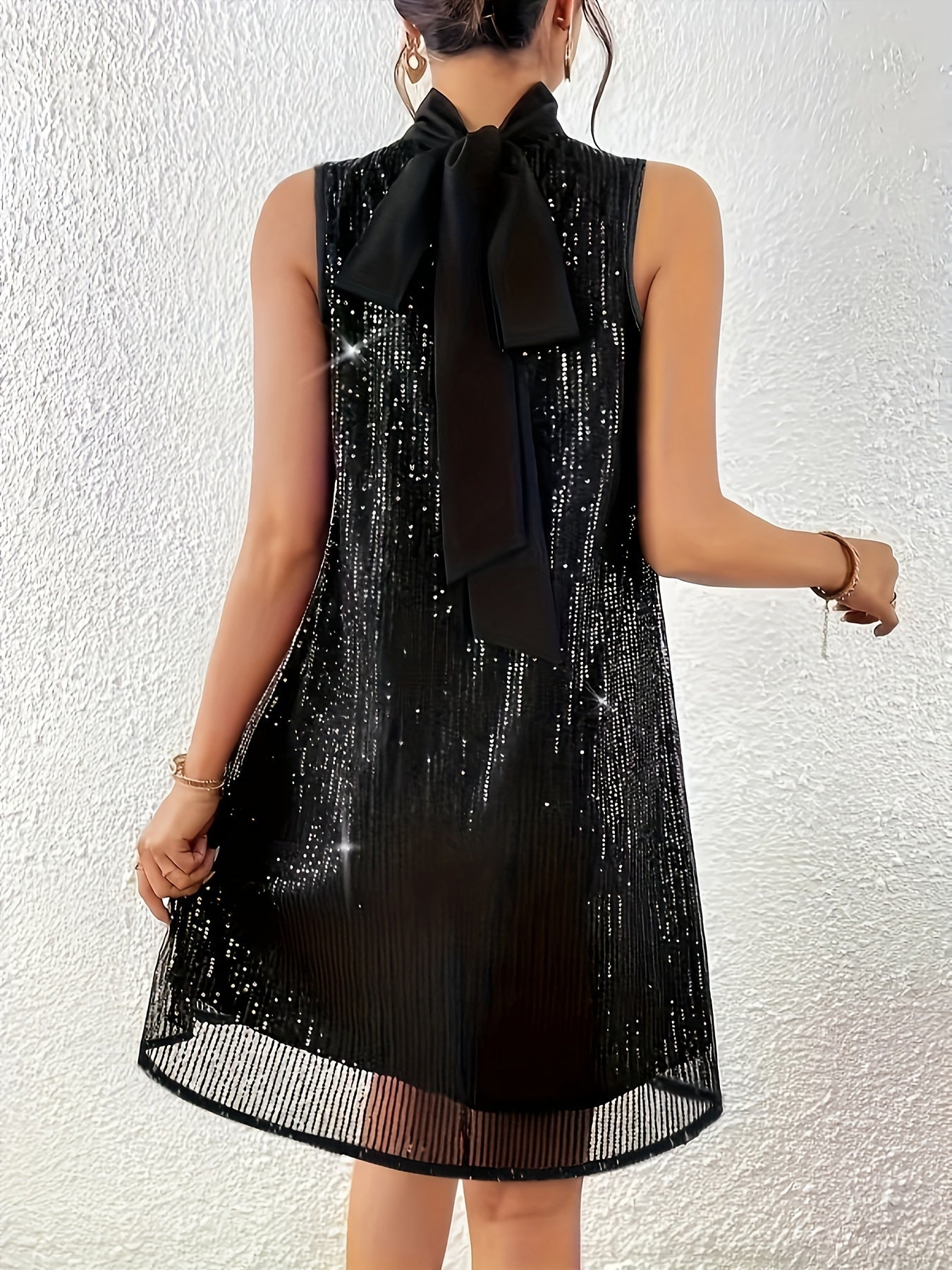 Robe paillette à sequins femme
