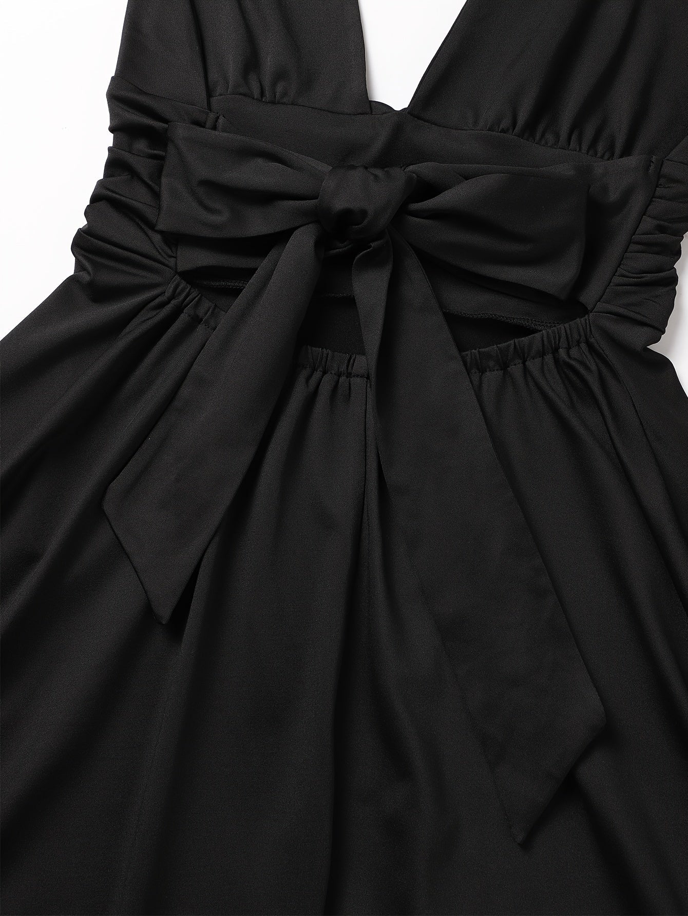 Robe courte halter femme dos nu